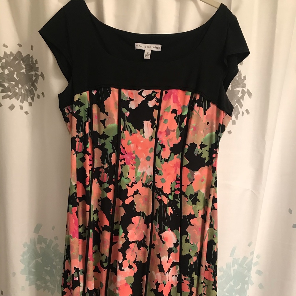Floral swing type dress.